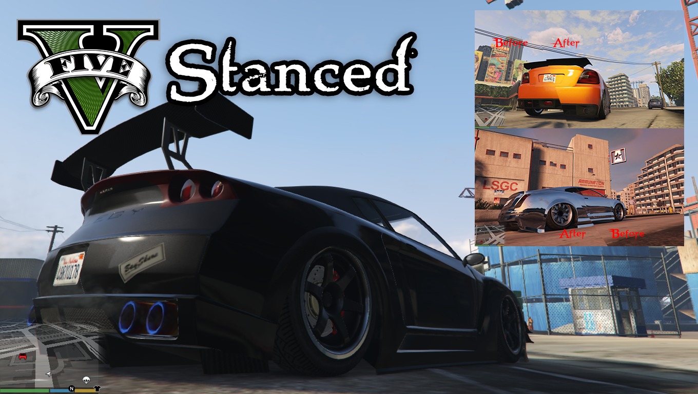 VStanced / БПАН мод / Заниженные машины - Скриптовые моды для PC - GTA 5 -  Файлы - ГТА5.РФ - Первый Российский фан-сайт о GTA 5